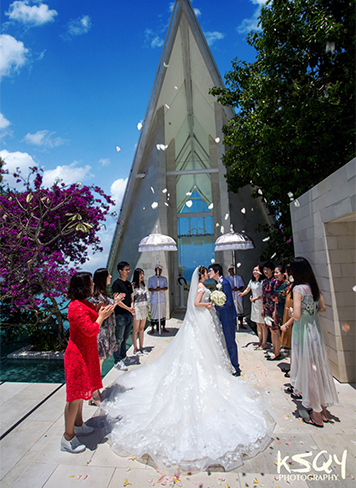 巴厘岛水之教堂婚礼