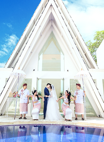 巴厘岛阿曼达教堂婚礼