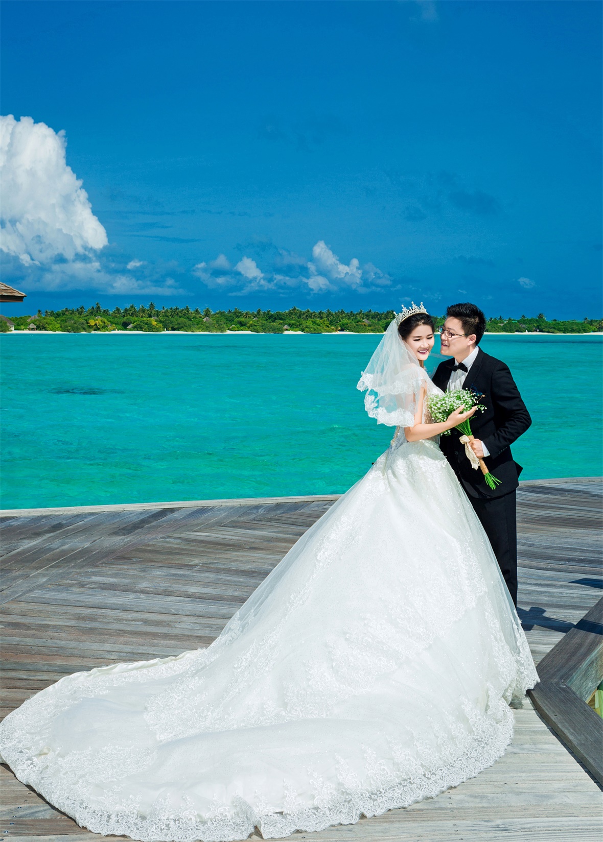 马尔代夫神仙珊瑚岛婚礼&婚拍